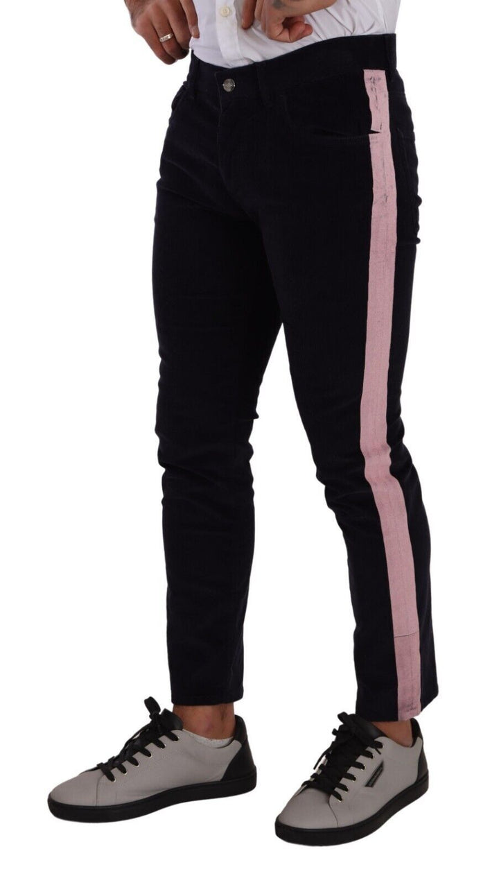 Elegant slim fit corduroy skinny jeans