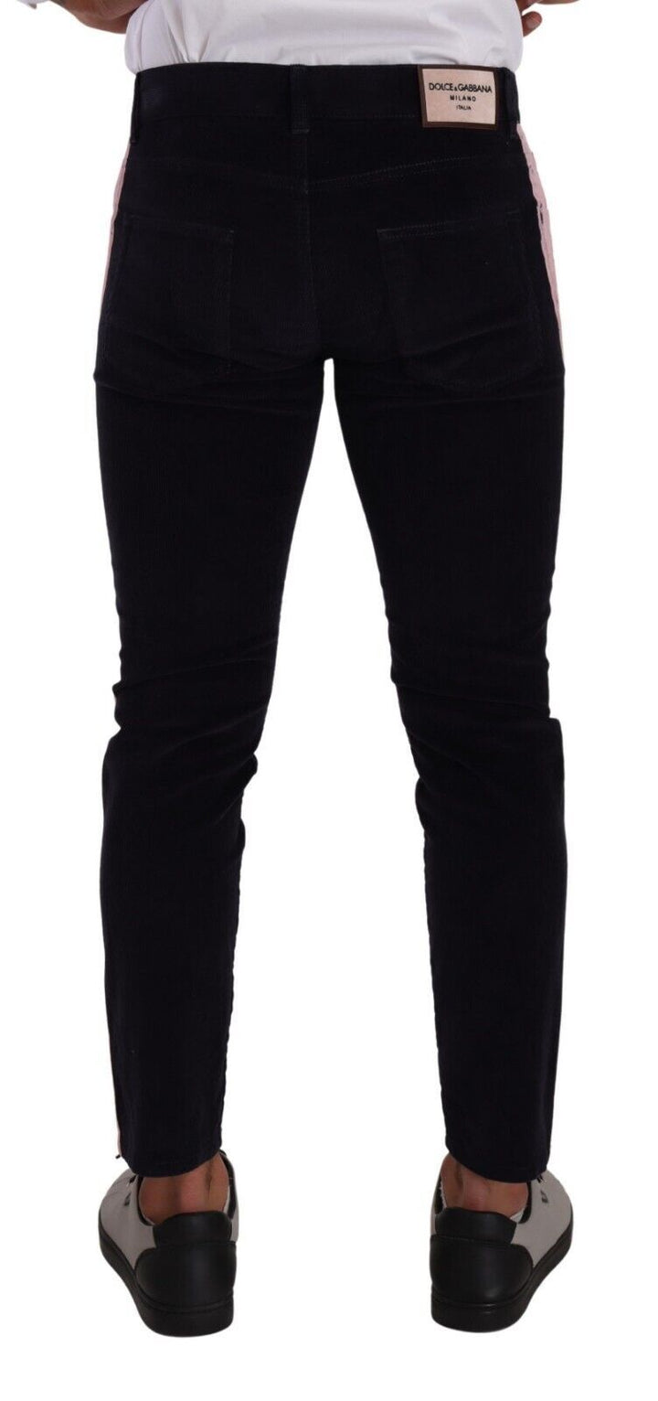 Elegant slim fit corduroy skinny jeans