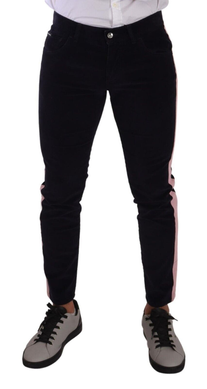 Elegant slim fit corduroy skinny jeans