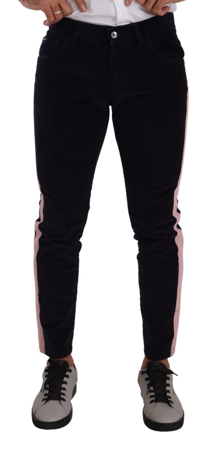 Elegant slim fit corduroy skinny jeans
