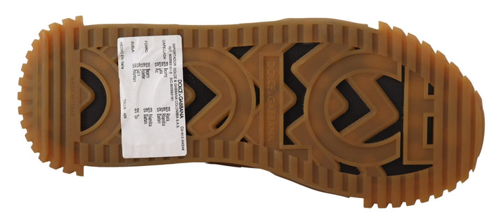 Schwarz Weiß Stoff Lace Up NS1 Turnschuhe