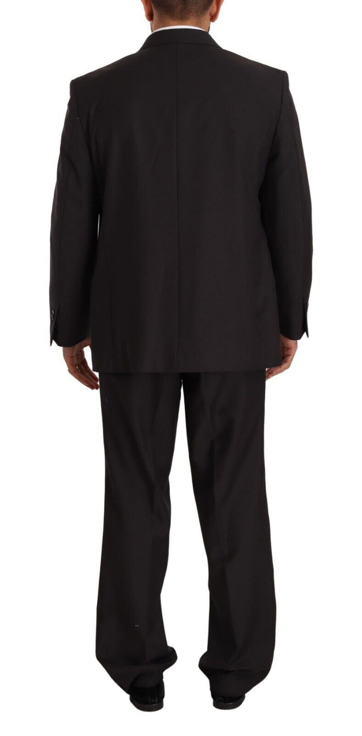 Grauer einreihiger formeller Anzug aus Polyester