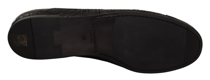 Elegant Oxford shoes made of exotic leather