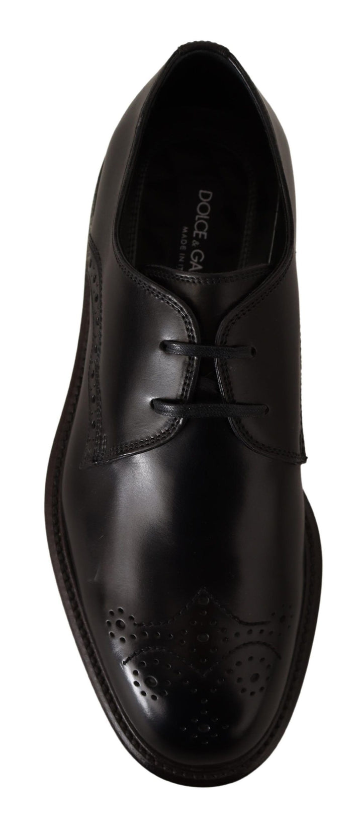 Elegant black derby shoes