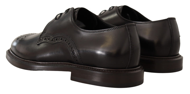 Elegant black derby shoes
