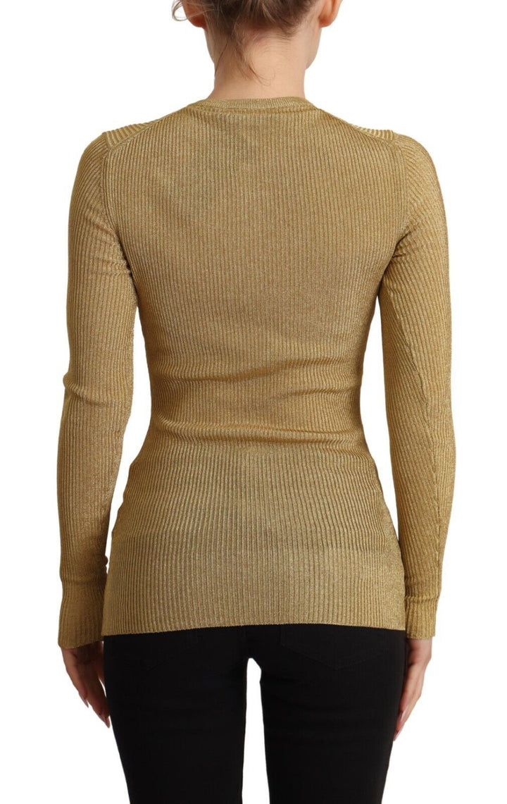 Glamorous cardigan with gold snap buttons