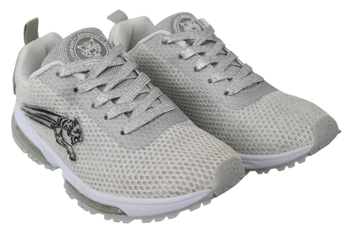 Glamouröse Gretel Sport Turnschuhe in Silber