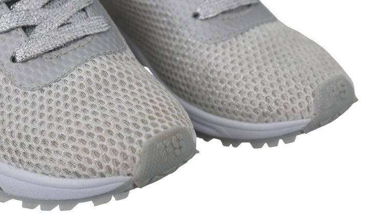 Glamouröse Gretel Sport Turnschuhe in Silber