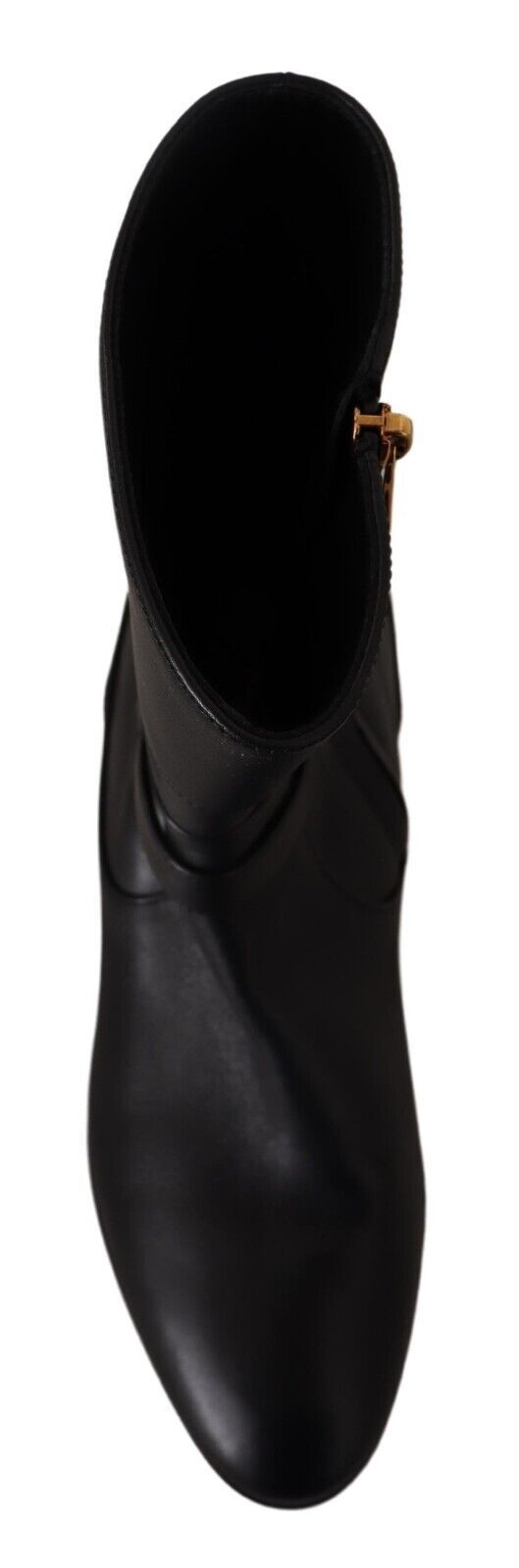 Elegant leather biker boots