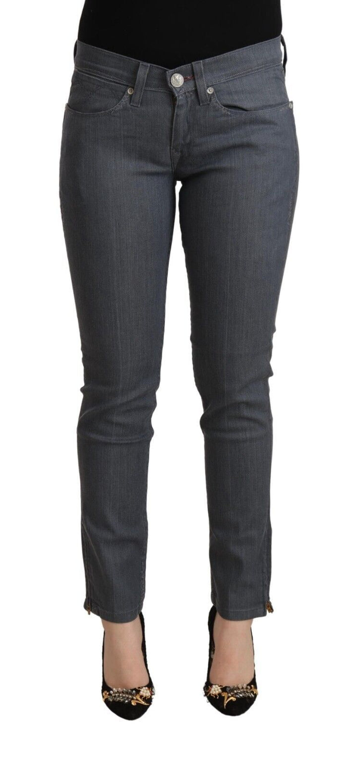 Chic Slim Fit Gray Denim Delight