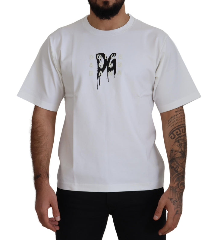 Timeless white logo crew neck t-shirt