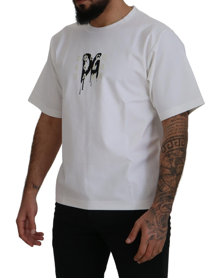 Timeless white logo crew neck t-shirt