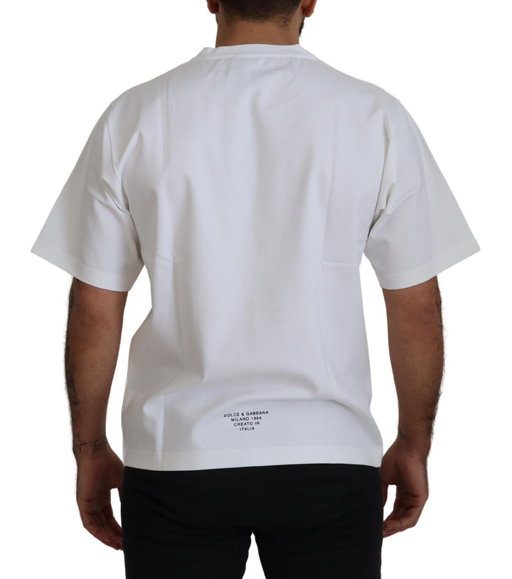 Timeless white logo crew neck t-shirt