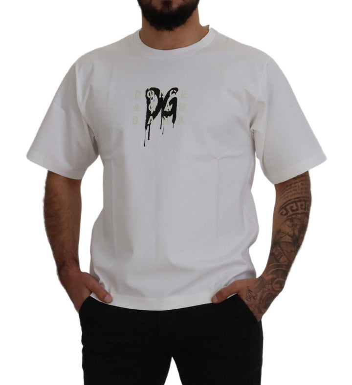 Timeless white logo crew neck t-shirt