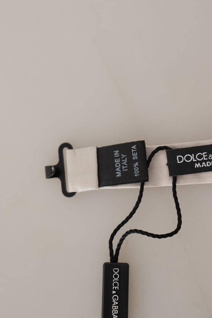 Grau 100% Seide Verstellbare Hals Papillon Krawatte