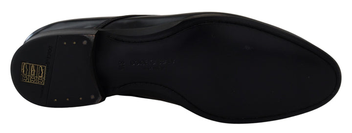 Schwarze Lederschuhe für formelle Anlässe