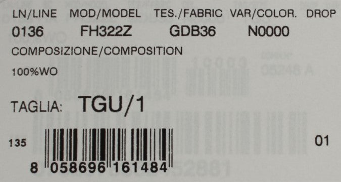 Schwarz Wolle Weiß Floral Gold Leaf Hut