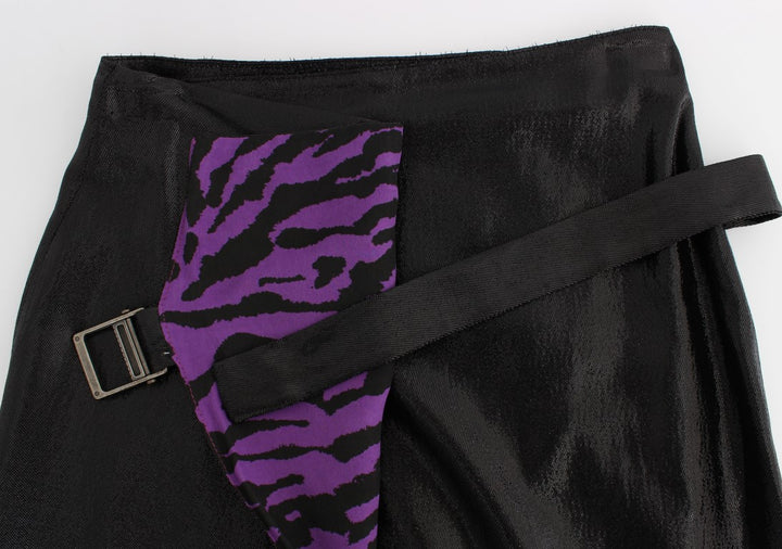 Elegant pencil skirt with tiger print