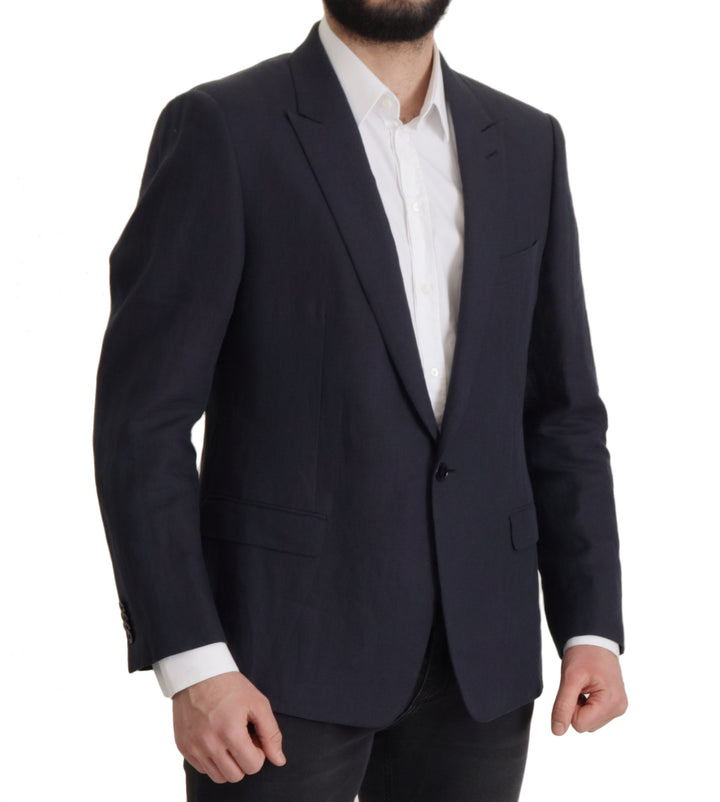 Dunkelblau ALTA SARTORIA Jacke Mantel Blazer