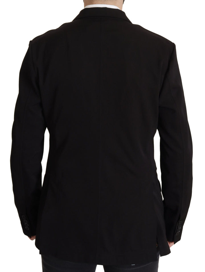 Elegant single-breasted jacket made of virgin wool