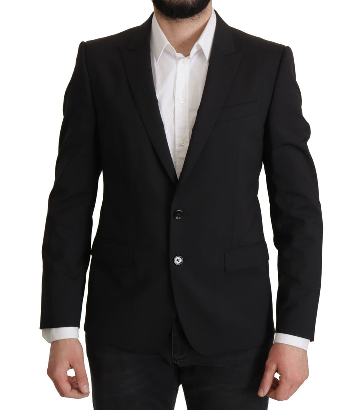Schwarze einreihige Jacke MARTINI Blazer