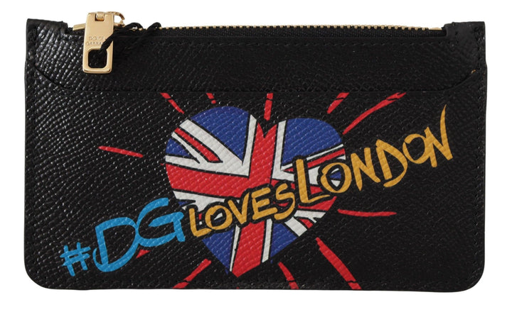 Elegant leather coin purse with zip closure