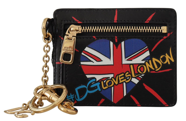 Elegant leather coin purse with key ring