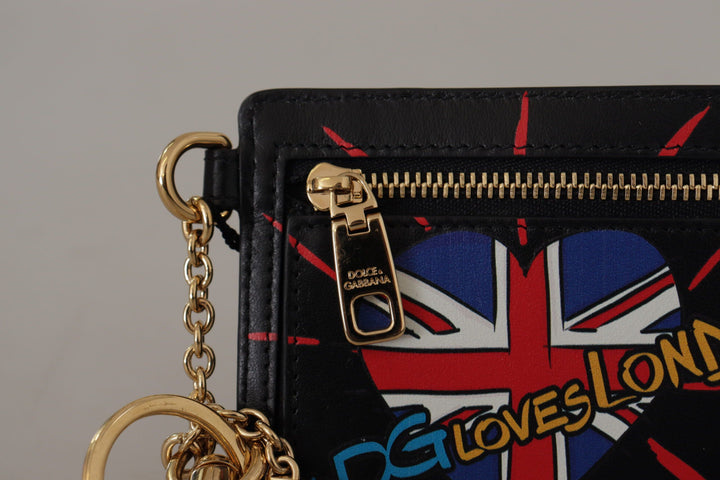Elegant leather coin purse with key ring