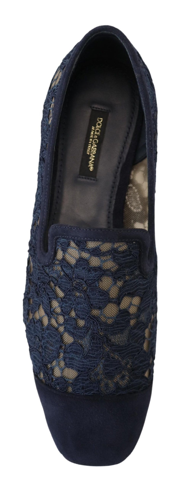 Elegant blue loafers flats - summer chic