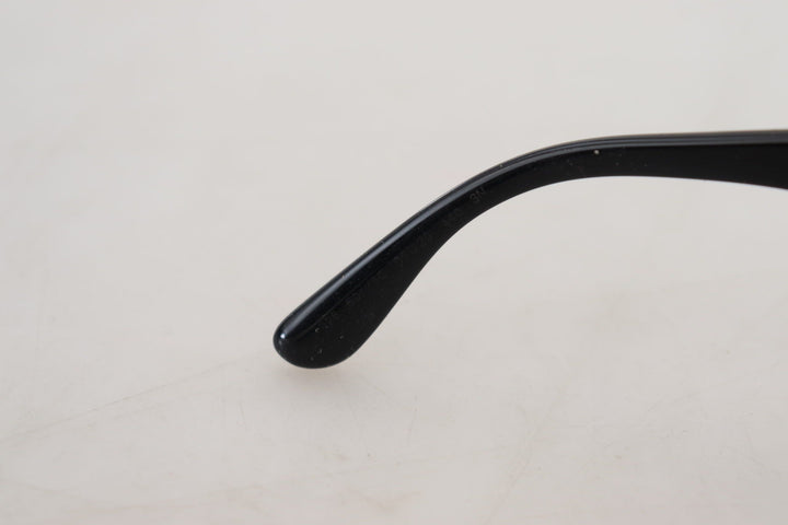 Schwarz Gold Pailletten Schmetterling Polarisierte Sonnenbrille DG4326