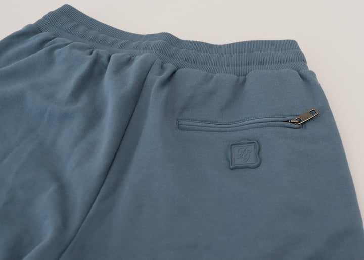 Blaue Baumwolle Bermuda Casual Herren Shorts