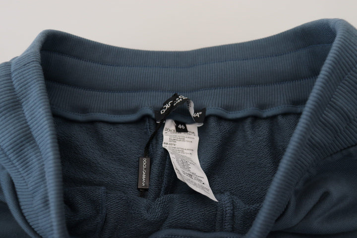 Blaue Baumwolle Bermuda Casual Herren Shorts