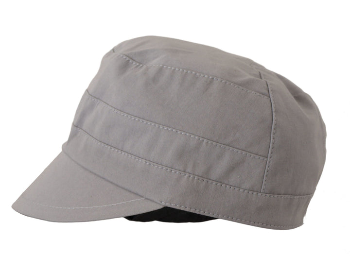 Elegant grey newsboy cap - classic accessory