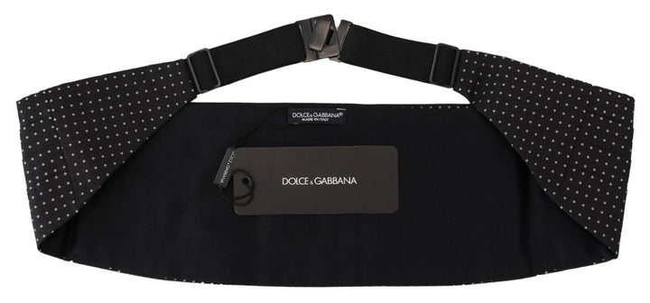 Elegant dotted silk cummerbund