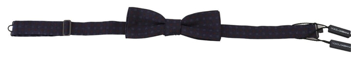 Elegant patterned silk bow tie