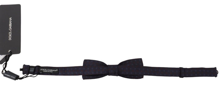 Elegant patterned silk bow tie