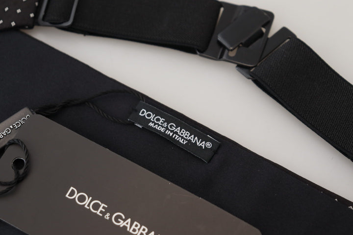 Elegant dotted silk cummerbund