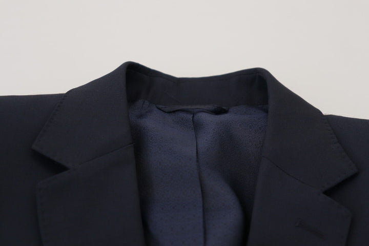 Dunkelblauer einreihiger MARTINI Blazer aus Wolle