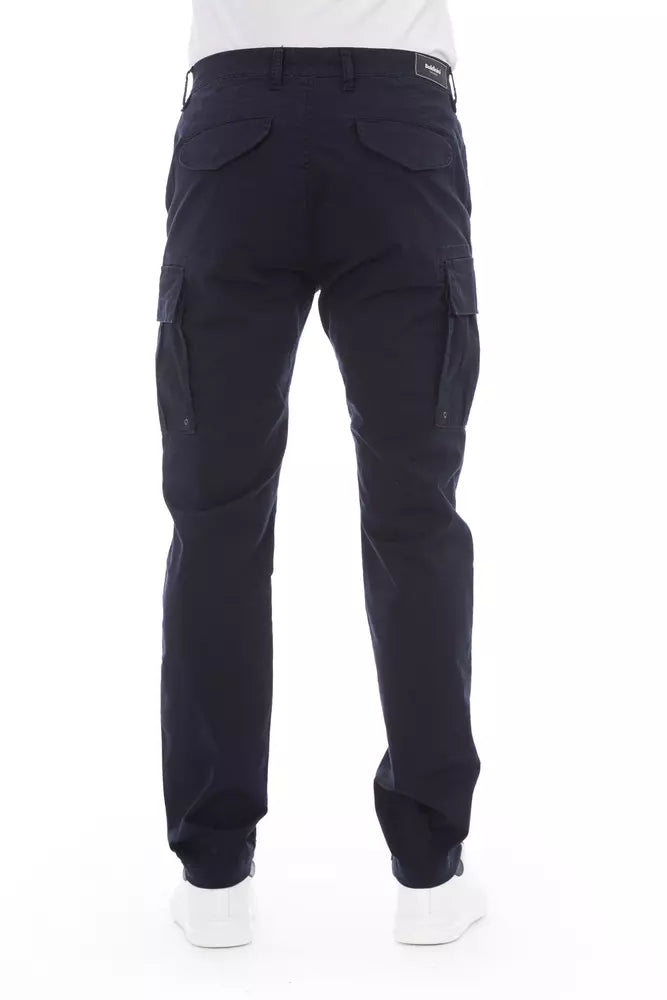 Blaue Baumwolle Herren Cargo-Hose
