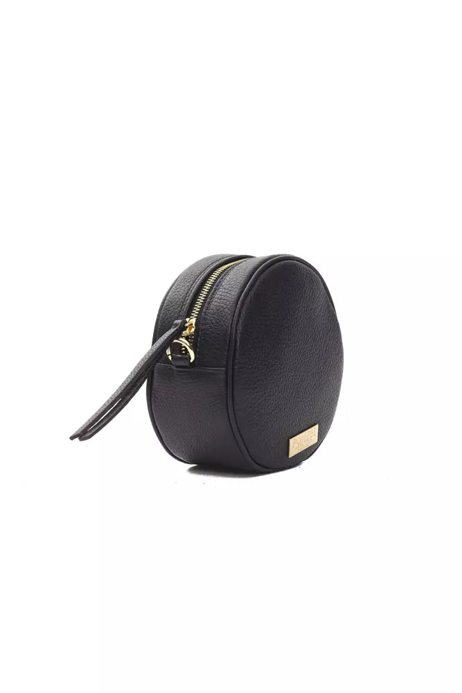 Graue Leder-Crossbody-Tasche für Damen