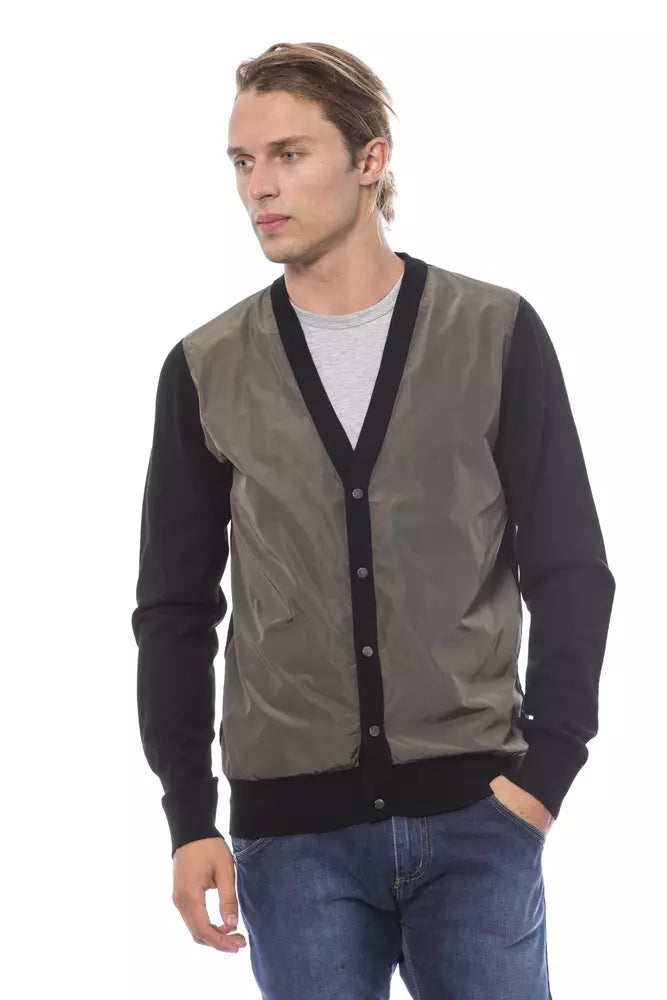 Bunter Woll-Cardigan für Herren