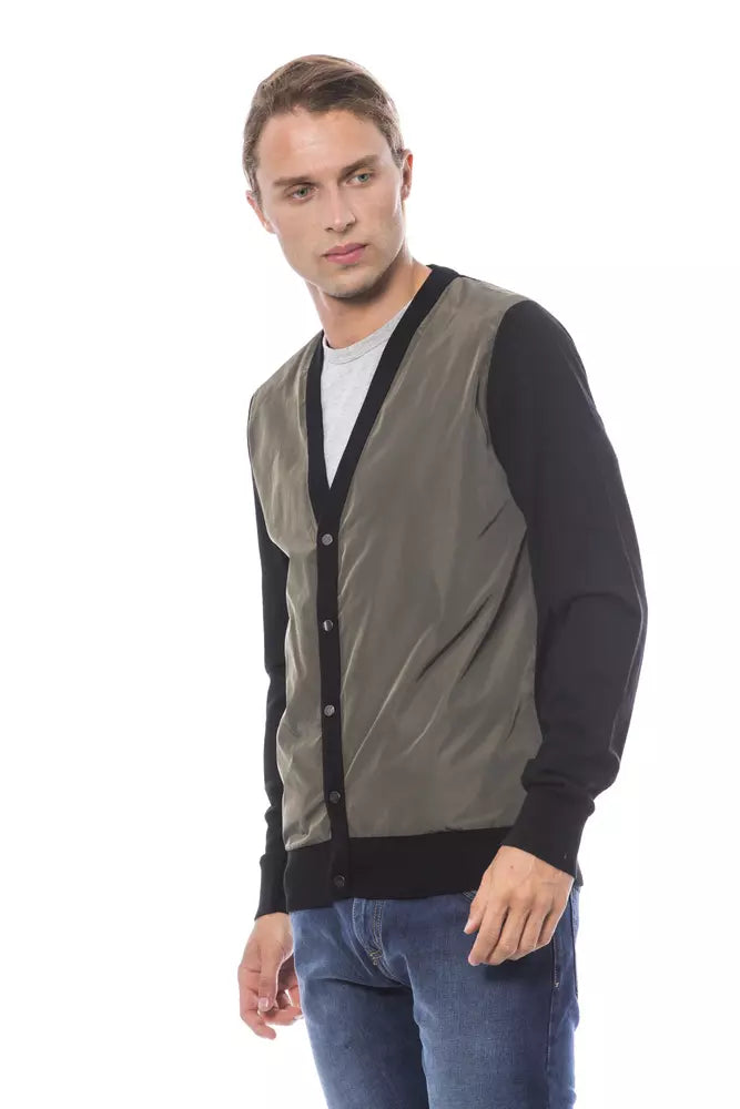 Bunter Woll-Cardigan für Herren