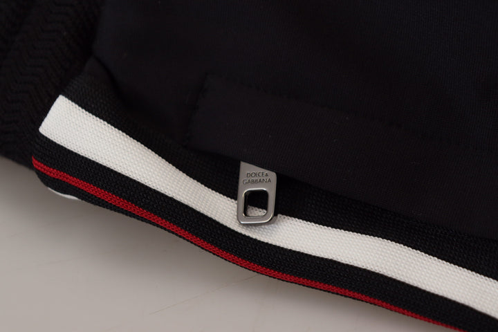 Schwarze DG Print Herren-Jogger-Hose