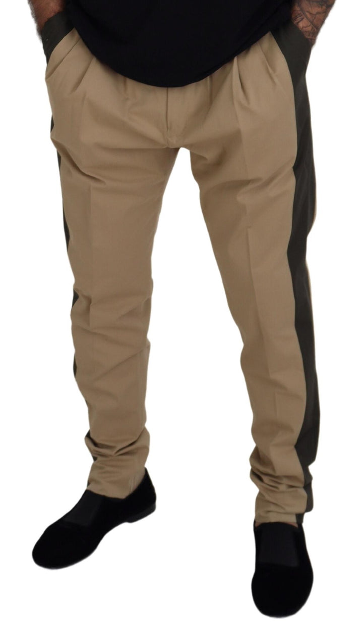 Braun Schwarz Baumwolle Chino Männer Hosen