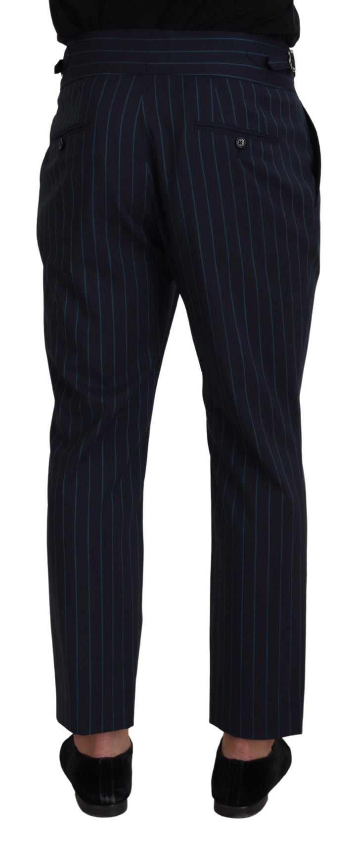 Elegant striped trousers made of new wool