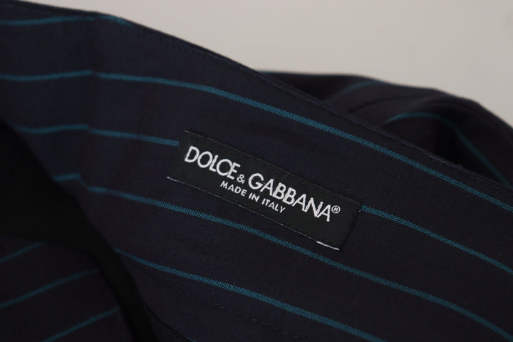 Elegant striped trousers made of new wool