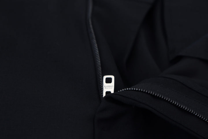 Schwarze Chino-Hose aus Wolle für formelle Anlässe