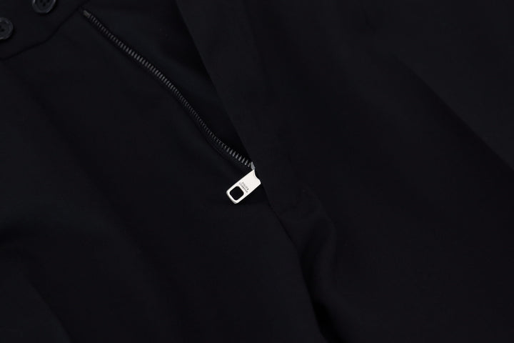 Schwarze Chino-Hose aus Polyester für formelle Anlässe