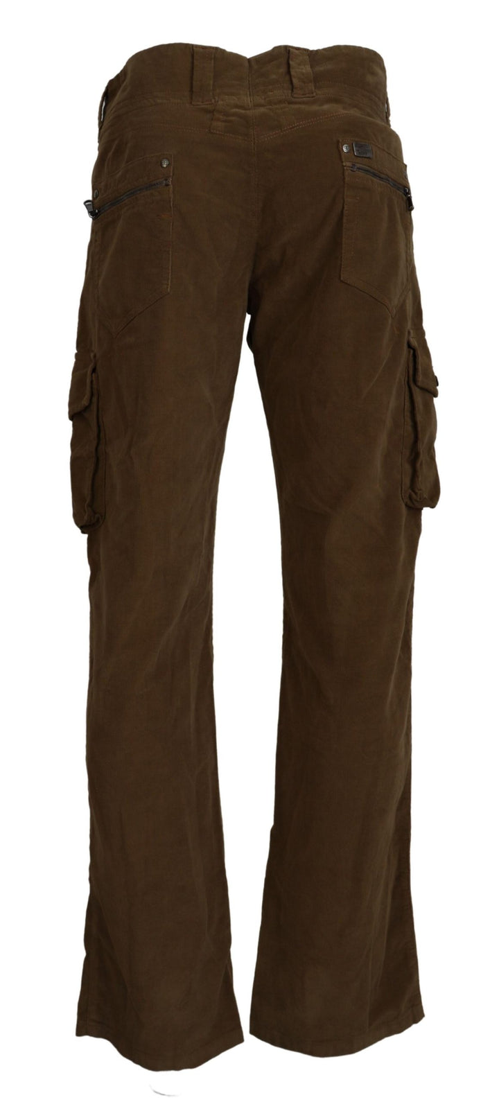 Cargo-Hose aus braunem Baumwollcord
