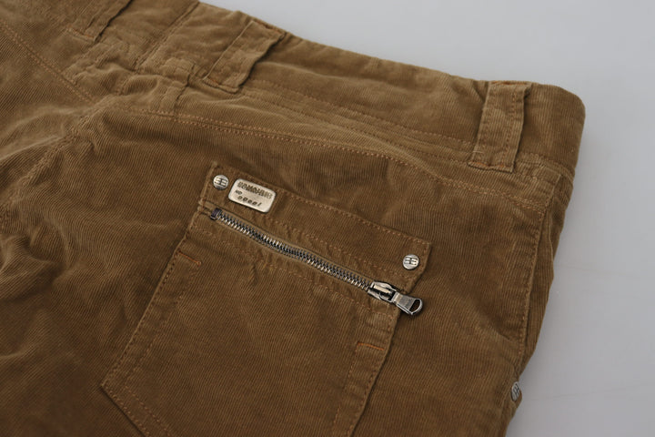 Cargo-Hose aus braunem Baumwollcord